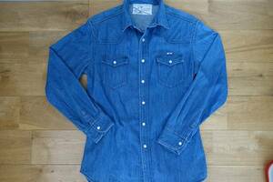 MAISON KITSUNE fox Denim shirt S