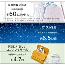 湿気対策に！！除湿機 コンパクト コンプレッサー アイリスオーヤマ 衣類乾燥 部屋干し 除湿器 コンプレッサー式_画像4