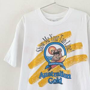 90's コアラ キャラ Tシャツ L ビンテージ アニマルプリント USA製