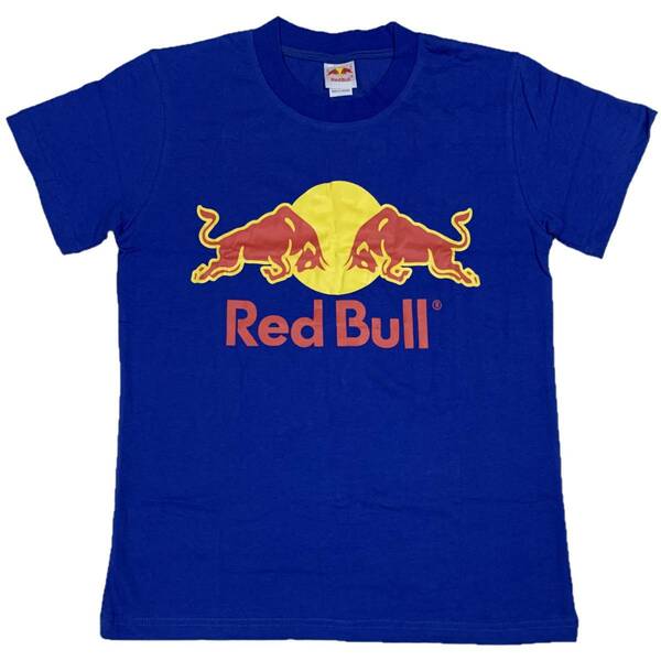 [並行輸入品] Red Bull レッドブル ブランドロゴ プリントTシャツ (ブルー) XL