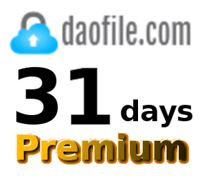  отправка в тот же день!daofile premium 31 дней начинающий поддержка 