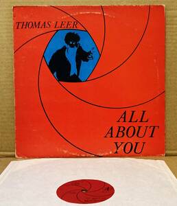 【12'/レア伊盤!/BEPPE LODA / ベッペ・ローダ/ITALO DISCO】THOMAS LEER - ALL ABOUT YOU / SAVING GRACE 