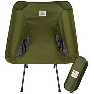 オリーブ Viaggio+ アウトドア チェア コンパクト キャンプ 椅子 軽量 折りたたみ グランピング 収納バッグ付き 背もたれ