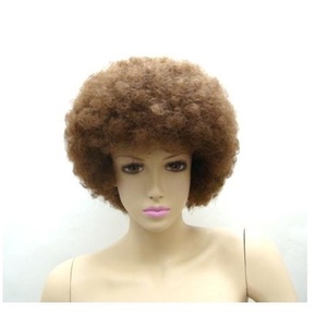 [ free shipping ] Afro hair (AFRO TF Brown tea color wig net attaching ) cosplay wig wig Halloween komike anime manga character 