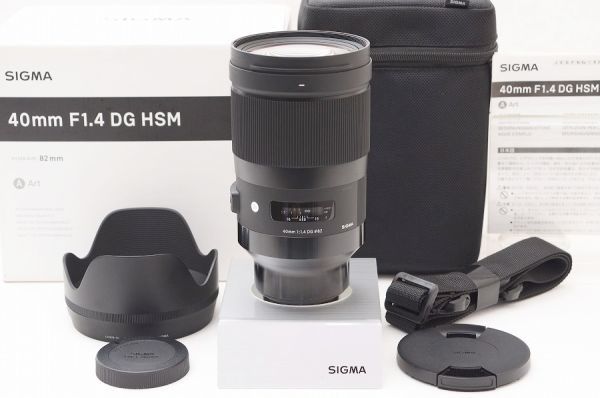 シグマ 40mm F1.4 DG HSM [キヤノン用] オークション比較 - 価格.com