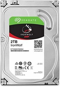 HDD : 高耐久・NAS向け B : 2TB Seagate IronWolf 3.5 データ復旧3年付 2TB (15525