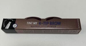 新感覚アイブロウ TINT WAY 4-TIP BROW ダークブラウン