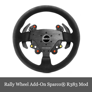 中古 動作確認済み スラストマスター Thrustmaster Rally Wheel Add-On Sparco R383 Mod レーシングホイール PC/PS3/PS4/XOne 対応