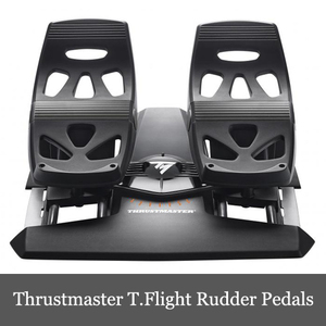 中古 動作確認済み スラストマスター Thrustmaster TFRP Flight Rudder Pedals ペダル PC/PS4対応 一ヶ月保証付き