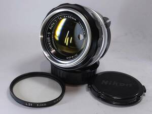 【外観極上美品／動作確認済み】 ニコン Nikon (非Ai) NIKKOR-S Auto 50mm f1.4 デジタル一眼にも使える大口径銘玉標準レンズです！ #965