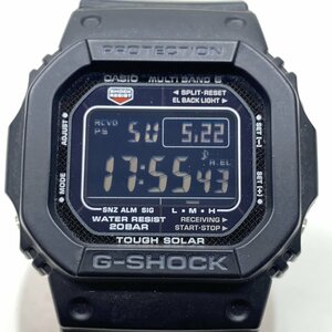 【9】稼動品 CASIO G-SHOCK PROTECTION MULTIBAND6 GW-M5610-1BJF カシオ ジーショック プロテクション タフソーラー 腕時計 取説,内外箱