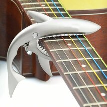 【SHARK CAPO GC-30】No.5　ローズ シャークカポ 高品質 新品 6弦 ギター エレキ アコギ カポタスト_画像8