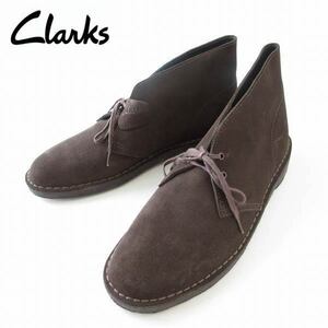 Clarks クラークス ORIGINALS デザートブーツ スエード US10M 28cm ダークブラウン系 メンズ 靴 d137-32-0049Y