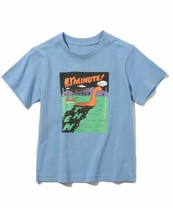 新品 　THE SHOP TK(Kids)　オーガニックコットン半袖Tシャツ　ブルー(092)　12(120cm)　定価998円