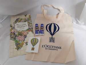 イベント配布品　ロクシタン L'OCCITANE ロクシタンハンドクリーム ハンドクリーム トートバッグ　ステッカー