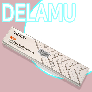 312-293★新品◆DELAMU◆ケーブルコードカバー 配線カバー CC03 Cable Concealer Raceway ケーブルコンシーラー 配線隠し