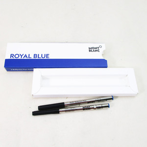 替え芯 ボールペン替芯 リフィル Fサイズ 2本入り ロイヤルブルー モンブラン 正規輸入品124492/3796ｘ３箱セット/卸/送料無料