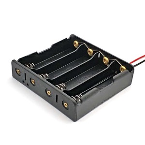 18650充電池　並列4本用 電池ケース　バッテリーボックス　バッテリーケース　リード線付 1個　即納可能