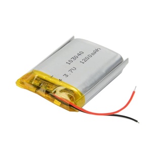 充電式 Li-Poバッテリー 103040 3.7Vボルト 1200mAh リポ ポリマーリチウム電池、保護PCB充電モジュール付き 1個の価格 即納可能