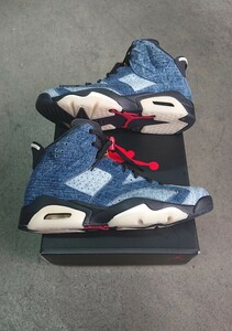 NIKE AIR JORDAN 6 "WASHED DENIM" 27.5cm