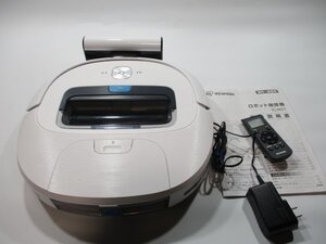 【送料無料】ジャンク アイリスオーヤマ ロボット掃除機 水拭き 自動充電 落下防止 衝突防止 予約機能 リモコン付き IC-R01-W