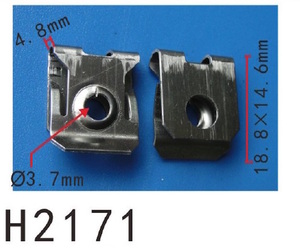 メタルクリップナット　 FORD系　穴径4mm PF-H2171