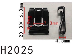 メタルクリップナット　 FORD系　穴径7.3mm PF-H2025