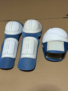 AXO KNEE & ELBOW PAD (blue/white)(original)(end of production) 1995 vintage rare