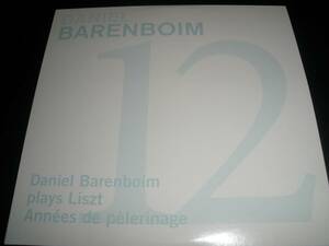 DVD バレンボイム リスト ダンテ・ソナタ 巡礼の年 第1年 スイス 2年 イタリア:バイロイト 未使用美品 Liszt Barenboim