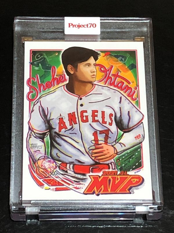 限定W特典付属 【世界51枚限定】 大谷翔平 Topps Project70 #621