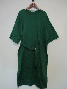 Murua Mleua Green Half -Sleeved Long Dress (используется) 51822