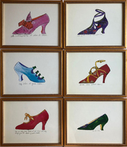 アンディー・ウォーホル／ANDY WARHOL “ SHOES. SHOES. SHOES ” 額装ずみビンテージ・オフィシャル・プリント 6点セット P-167_画像1