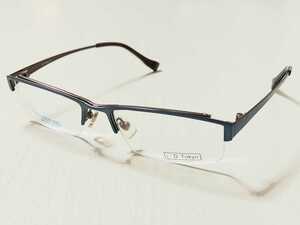 新品　i-D Tokyo メガネ　眼鏡　高級感　オシャレ　上品　ハーフリム　チタン　COL.3