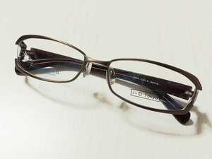 新品　i-D Tokyo メガネ　眼鏡　高級感　オシャレ　上品　フルリム　チタン　COL.4