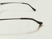 新品　i-D Tokyo メガネ　眼鏡　高級感　オシャレ　上品　ハーフリム　チタン　COL.5　ブラウン系_画像7