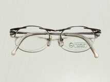 新品　hiromichi nakano ヒロミチナカノ　メガネ　眼鏡　高級感　オシャレ　上品　ハーフリム　軽い　綺麗_画像4