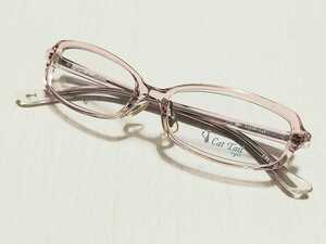 新品　Cat Tail キャットテイル　メガネ　眼鏡　高級感　オシャレ　上品　セルフレーム　ピンク　軽い