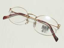 新品　マリテフランソワジルボー　日本製　メガネ　眼鏡　高級感　オシャレ　上品　ハーフリム　ゴールド　べっこう柄　綺麗_画像4