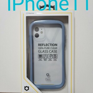 iFace クリアケース iPhone11 ペールブルー リフレクション 新品 スマホカバー スマホアクセサリー 正規品 大人気