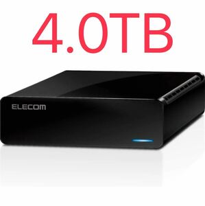 エレコム 外付けハードディスク 4TB(ブラック) ELD-FTV040UBK
