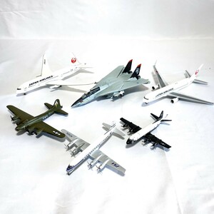 【飛行機 6機まとめ】F－14Dトムキャット JAL ボーイング 767 787 PANAM PAA DC-7 N731PA P-3C B-17F 戦闘機 旅客機 軍用 模型 現状品 F479