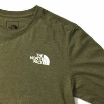 1円～!売切!【正規新品】THE NORTH FACE◆LONG SLEEVE THROWBACK TEE◆長袖 Tシャツ ロンT US限定 男女兼用 キャンプ 登山(XL)緑 180902-15_画像5