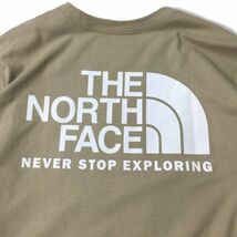 1円～!売切!【正規新品】THE NORTH FACE◆LONG SLEEVE THROWBACK TEE 長袖 Tシャツ ロンT US限定 アウトドア 登山(XXL)ベージュ 180902-18_画像7