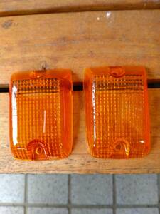  that time thing Showa era Daihatsu Mira Miracle .-re side marker lamp side winker lens ( new goods )