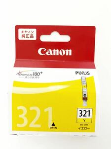 【送料無料】Canon キャノン　純正インクカートリッジ イエロー BCI-321Y 1個