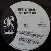 13062304;【USori/PHILLES/深溝青ラベル/PHIL SPECTOR】The Crystals ザ・クリスタルズ / He's A Rebel_画像4