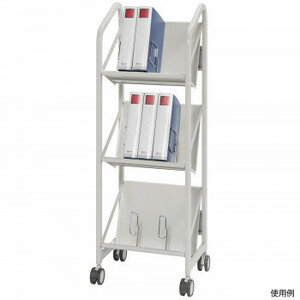 na oyster n file Wagon 3 step FSW-4637WG white gray 