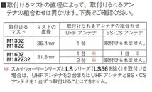 マスプロ電工　サイドベース　UHFアンテナ+BS・CSアンテナ設置用　SB3230_画像4