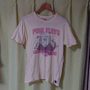 TRUNKSHOW トランクショー PINKFLOYD ピンク・フロイド 半袖Tシャツ 黄色 イエロー サイズM ANIMALSTOUR 77 バンド