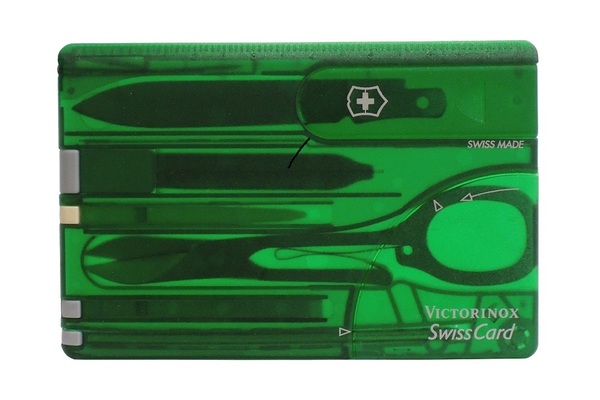 Victorinox Swiss Card No.07144.T4GN　半透明グリン